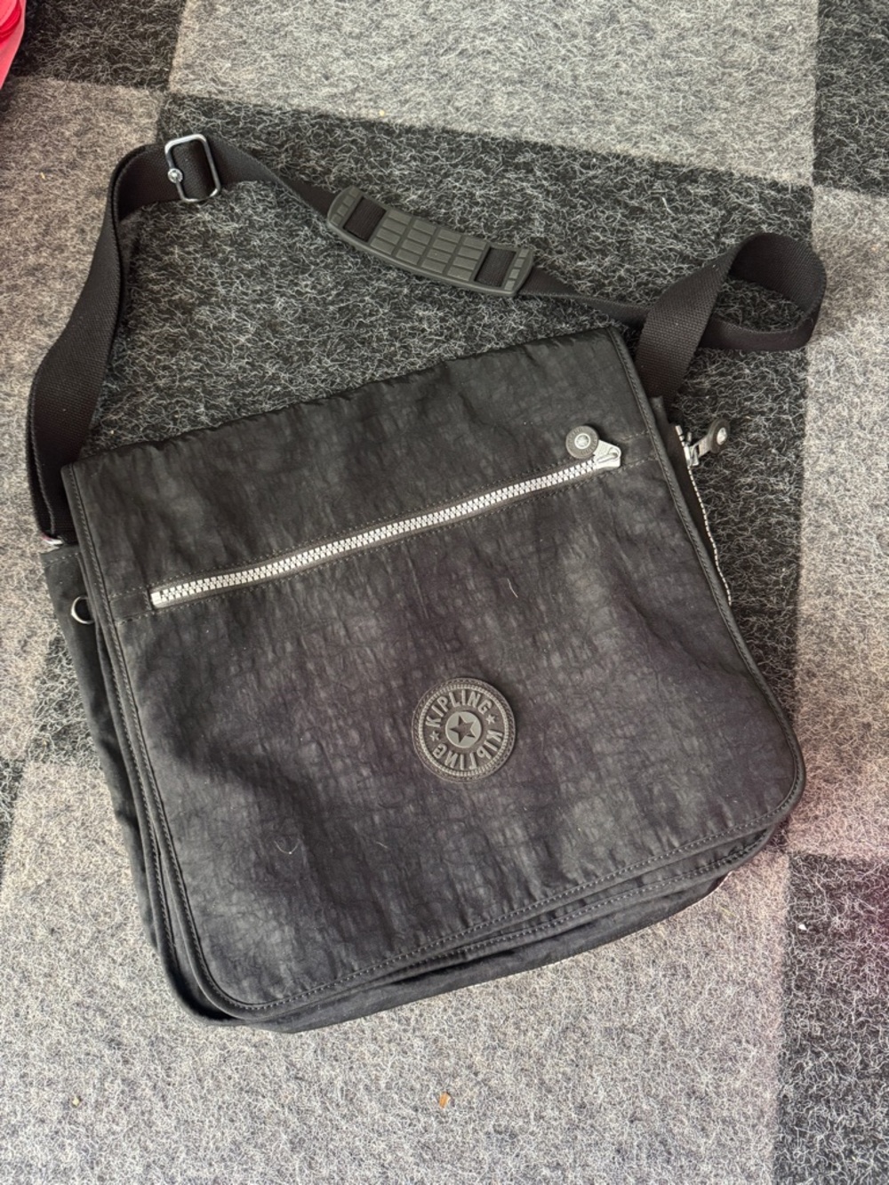 Kipling Madhouse Expandable Messenger Bag Crossbody Laptop School Carry